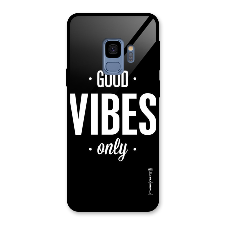 Just Vibes Glass Back Case for Galaxy S9