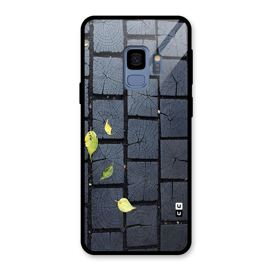 Leaf On Floor Glass Back Case for Galaxy S9