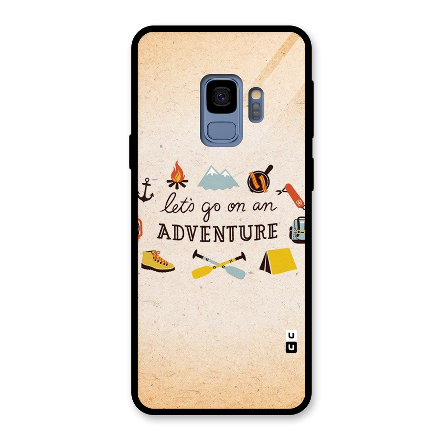Lets Adventure Life Glass Back Case for Galaxy S9