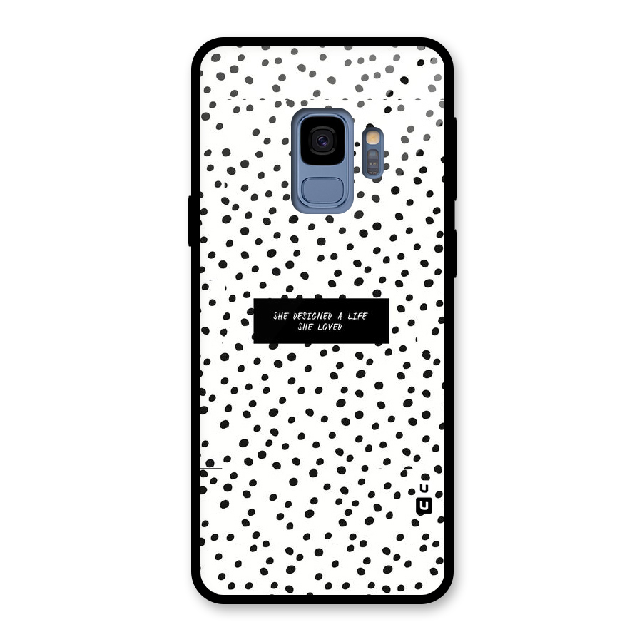 Life Loved Glass Back Case for Galaxy S9