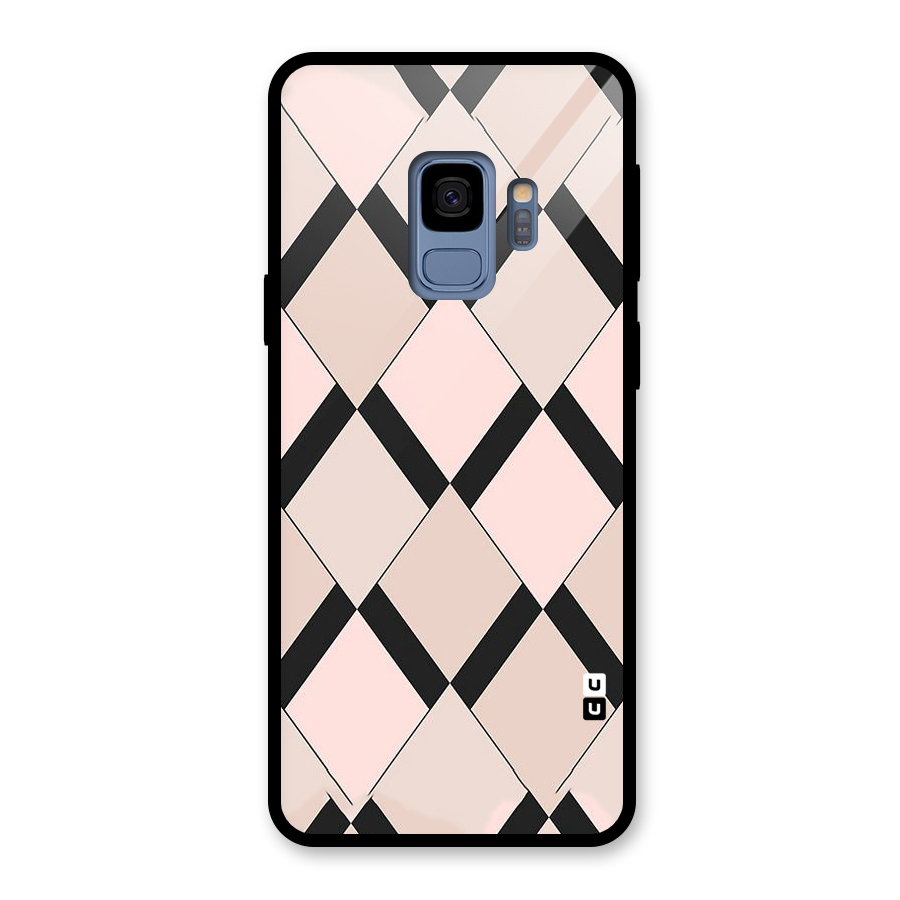Light Pink Glass Back Case for Galaxy S9