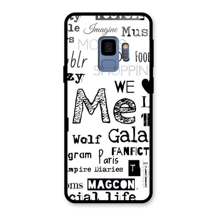 Love Things Glass Back Case for Galaxy S9