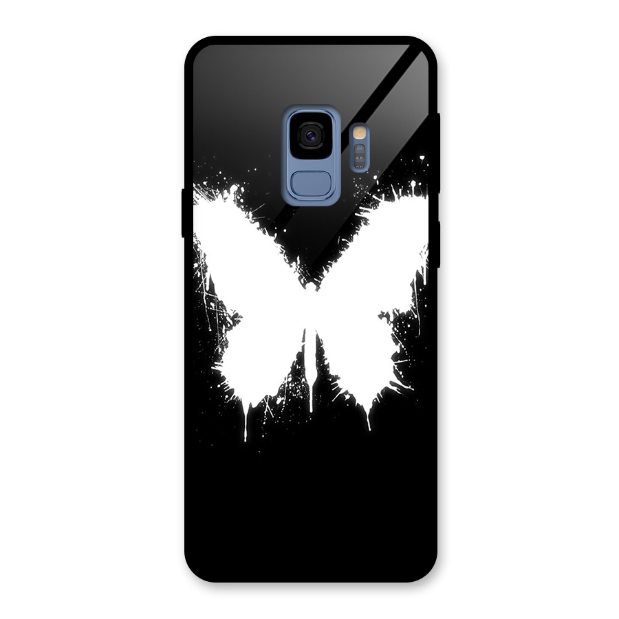 Magic Butterfly Glass Back Case for Galaxy S9