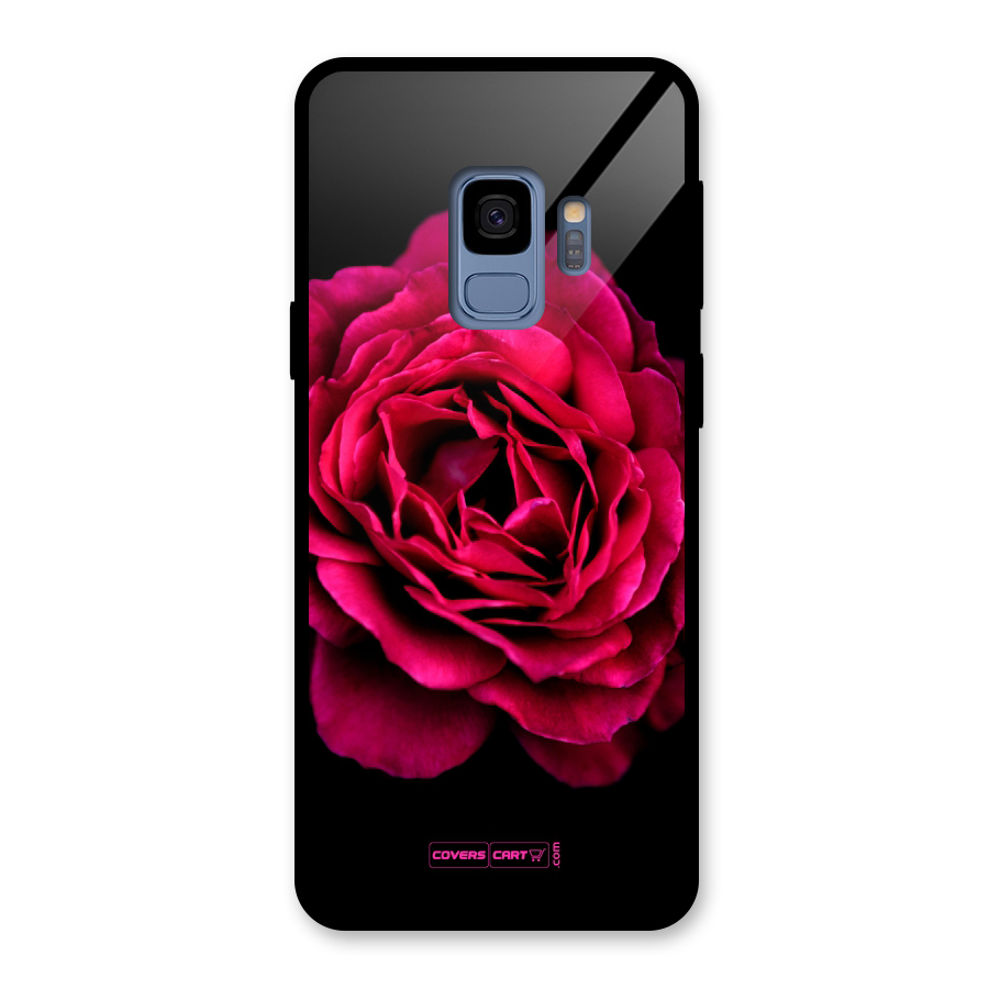 Magical Rose Glass Back Case for Galaxy S9