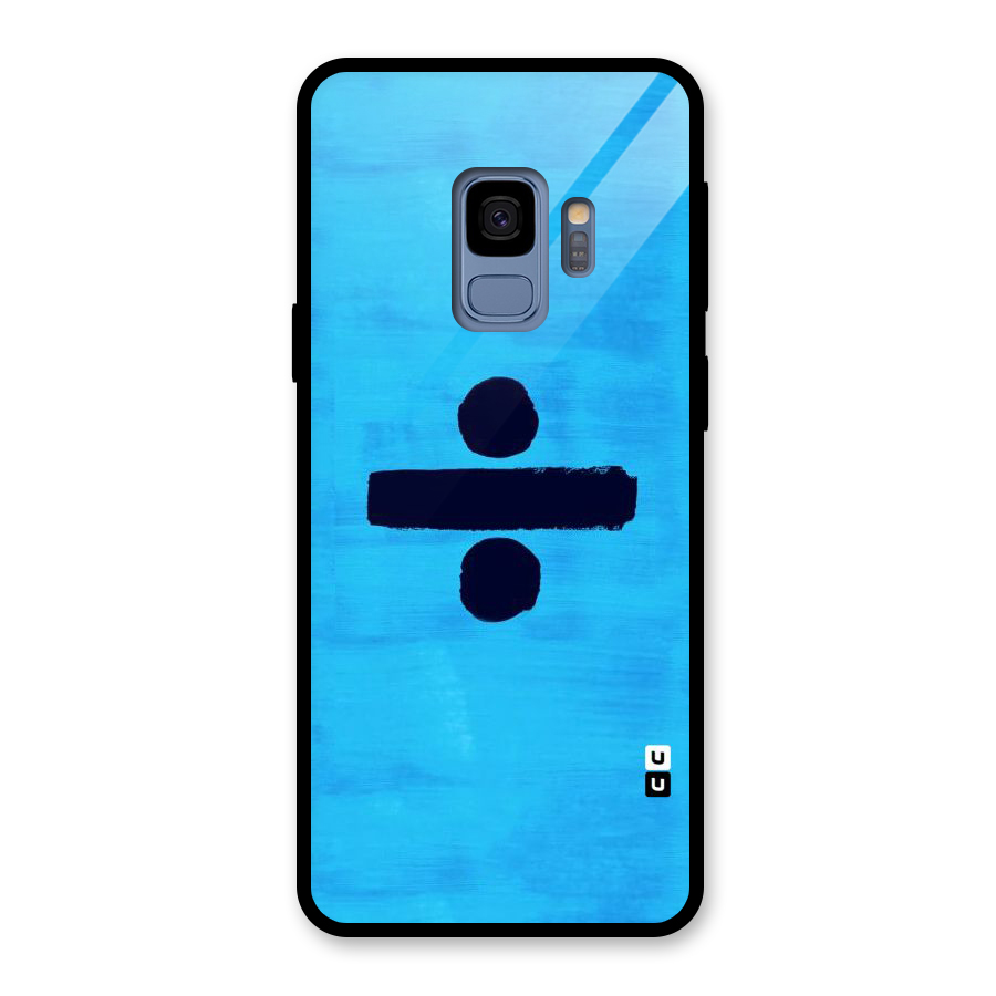 Math And Blue Glass Back Case for Galaxy S9