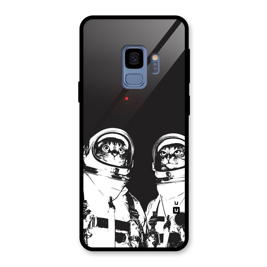 Meow Moon Glass Back Case for Galaxy S9