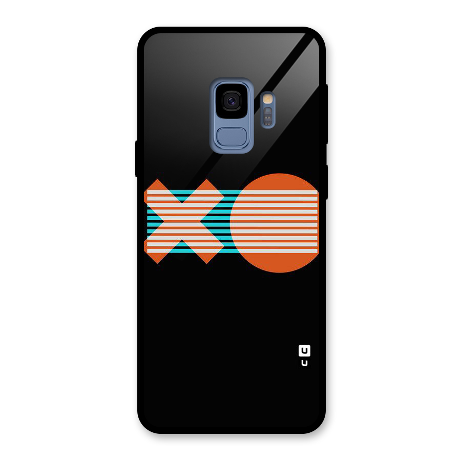 Minimal Art Glass Back Case for Galaxy S9
