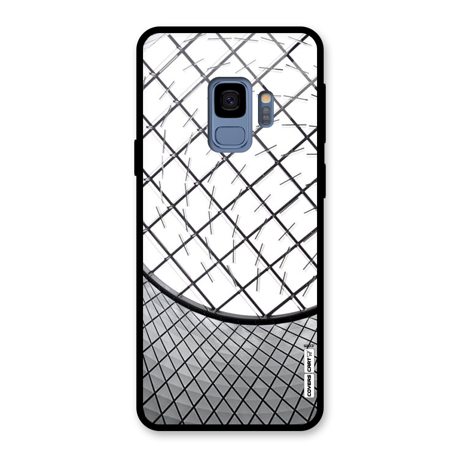 Modern Abstract Pattern Glass Back Case for Galaxy S9
