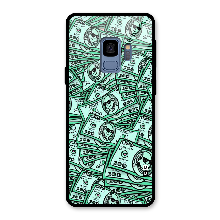 Money Swag Glass Back Case for Galaxy S9