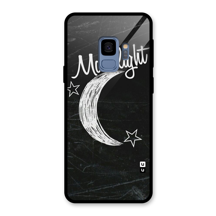 Moon Light Glass Back Case for Galaxy S9