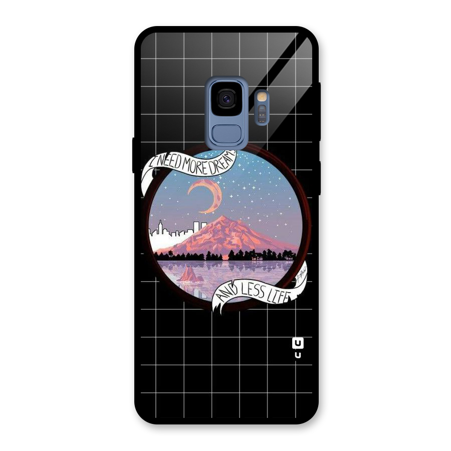 More Dreams Glass Back Case for Galaxy S9