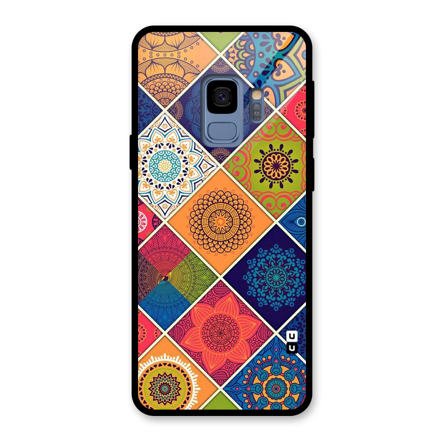 Multi Designs Glass Back Case for Galaxy S9