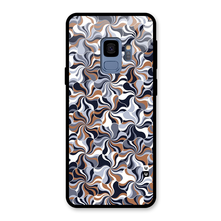 Multicolor Swirls Glass Back Case for Galaxy S9