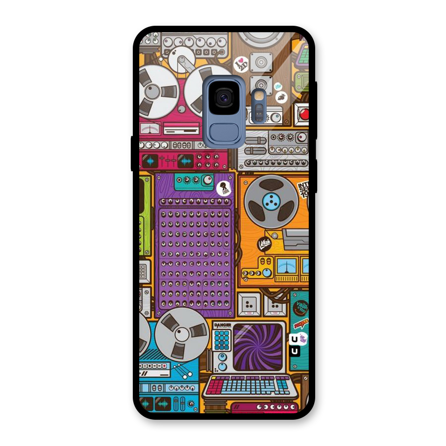 Music Decks Glass Back Case for Galaxy S9