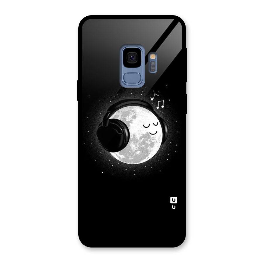 Music World Enjoying Glass Back Case for Galaxy S9