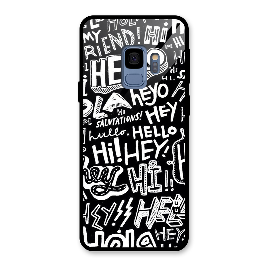 My Friend Glass Back Case for Galaxy S9