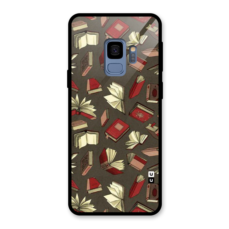 Nerd Head Glass Back Case for Galaxy S9