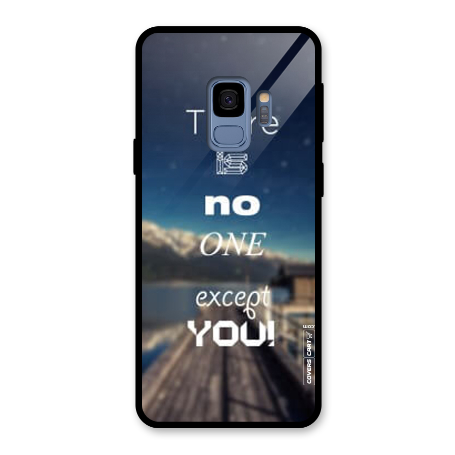 No One But You Glass Back Case for Galaxy S9