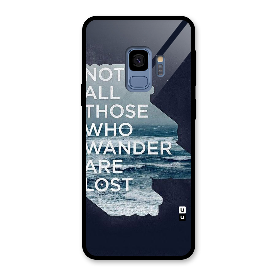 Not Lost Glass Back Case for Galaxy S9