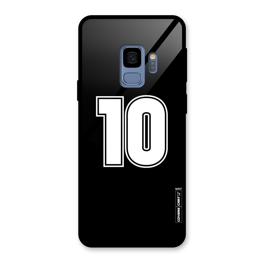 Number 10 Glass Back Case for Galaxy S9