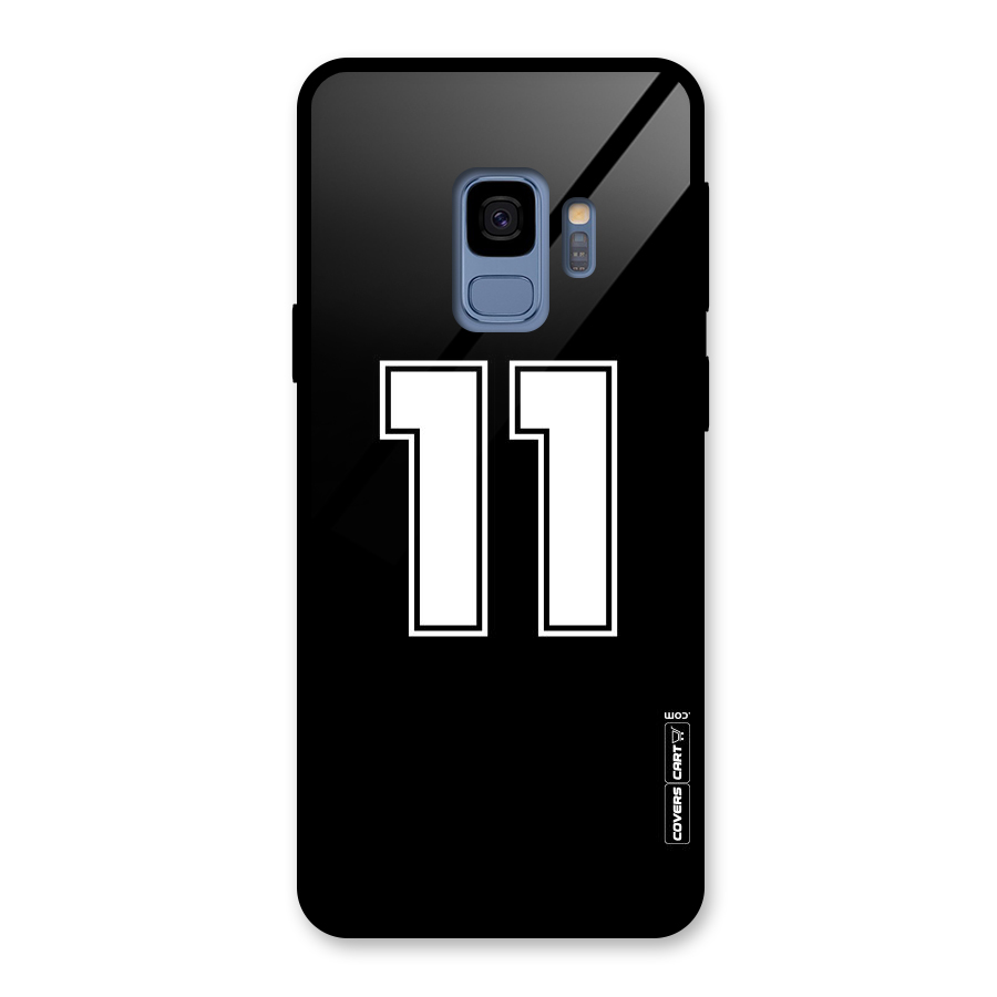 Number 11 Glass Back Case for Galaxy S9