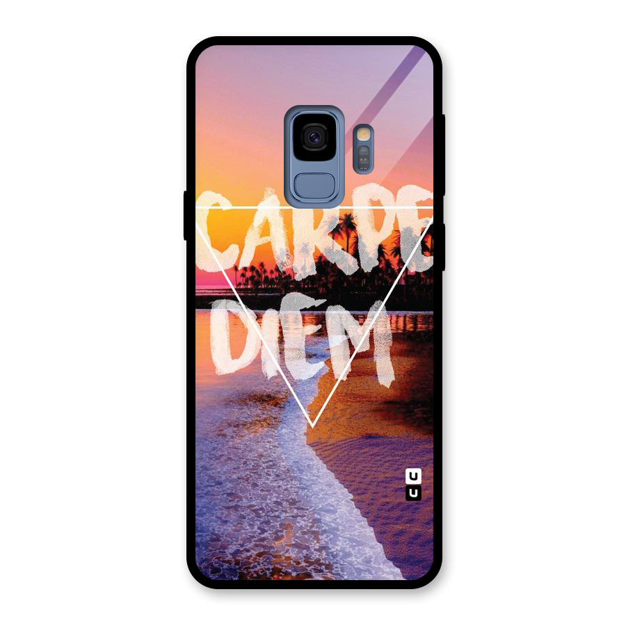 Oceanic Diem Glass Back Case for Galaxy S9