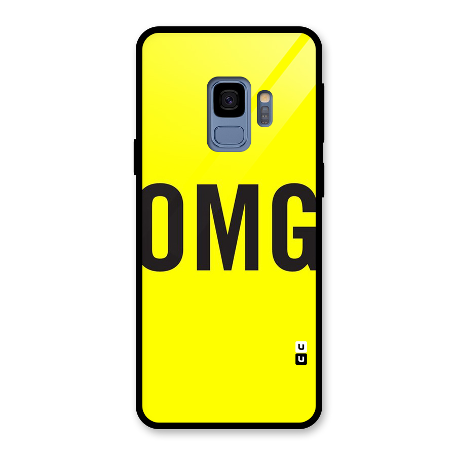 Oh My God Glass Back Case for Galaxy S9
