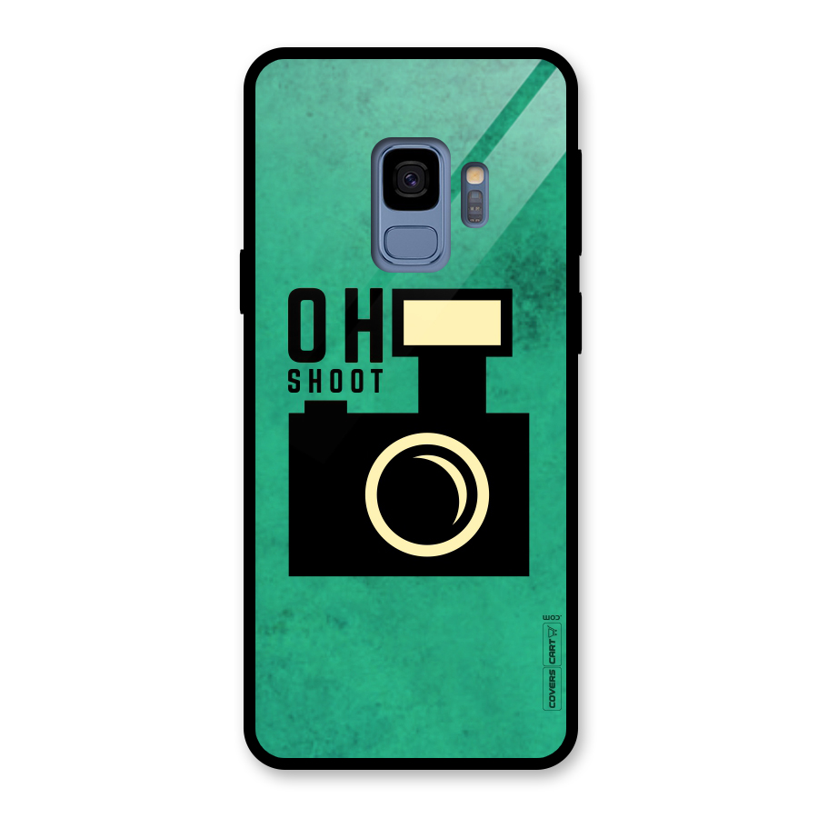 Oh Shoot Glass Back Case for Galaxy S9