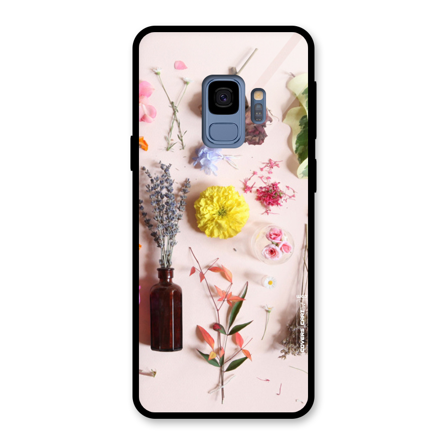 Old Petals Glass Back Case for Galaxy S9