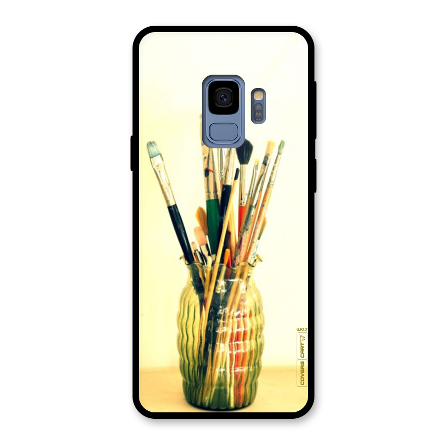 Paint Vass Glass Back Case for Galaxy S9