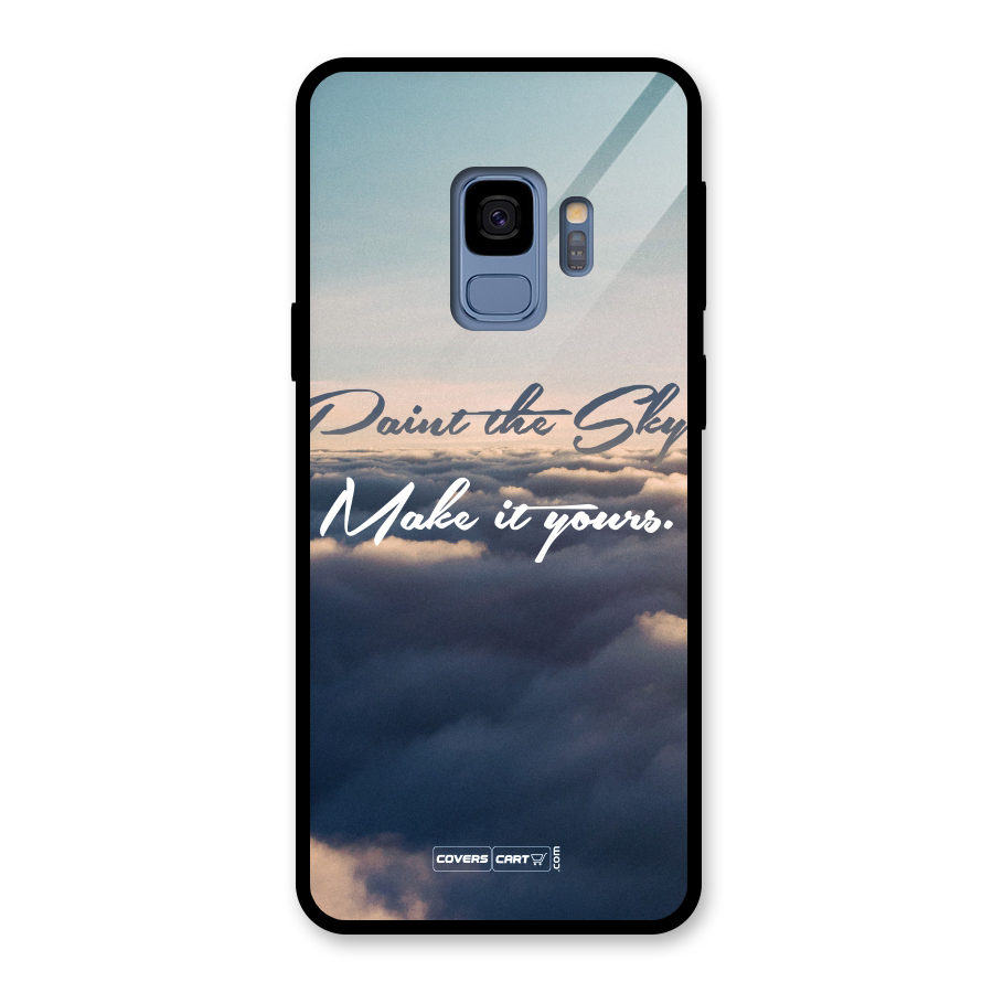 Paint the Sky Glass Back Case for Galaxy S9