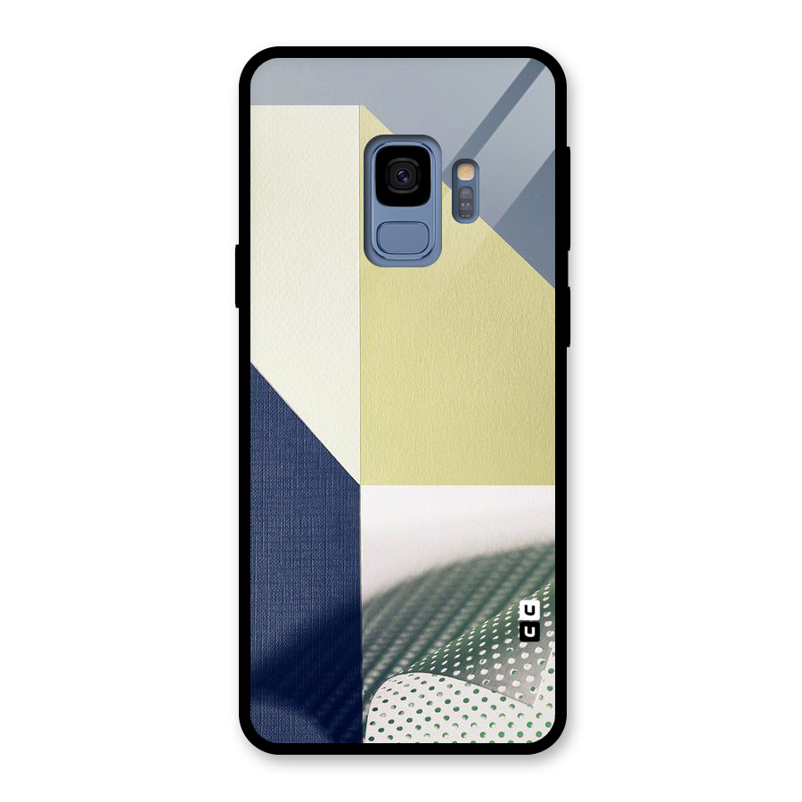 Paper Art Glass Back Case for Galaxy S9