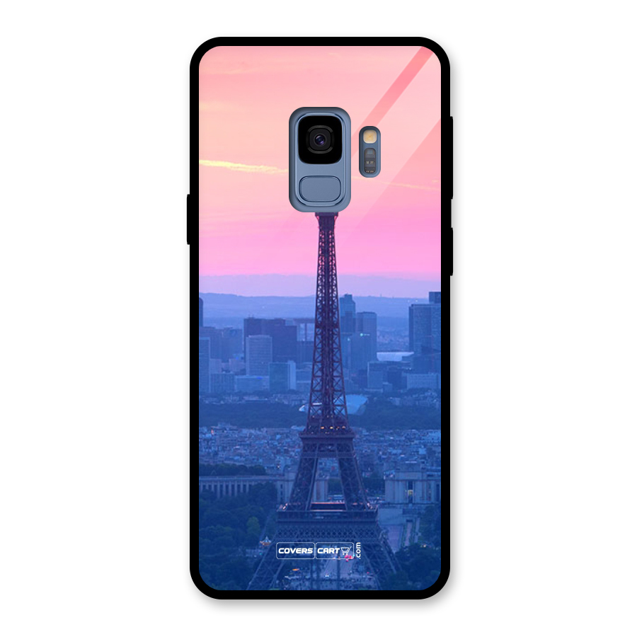 Paris Tower Glass Back Case for Galaxy S9