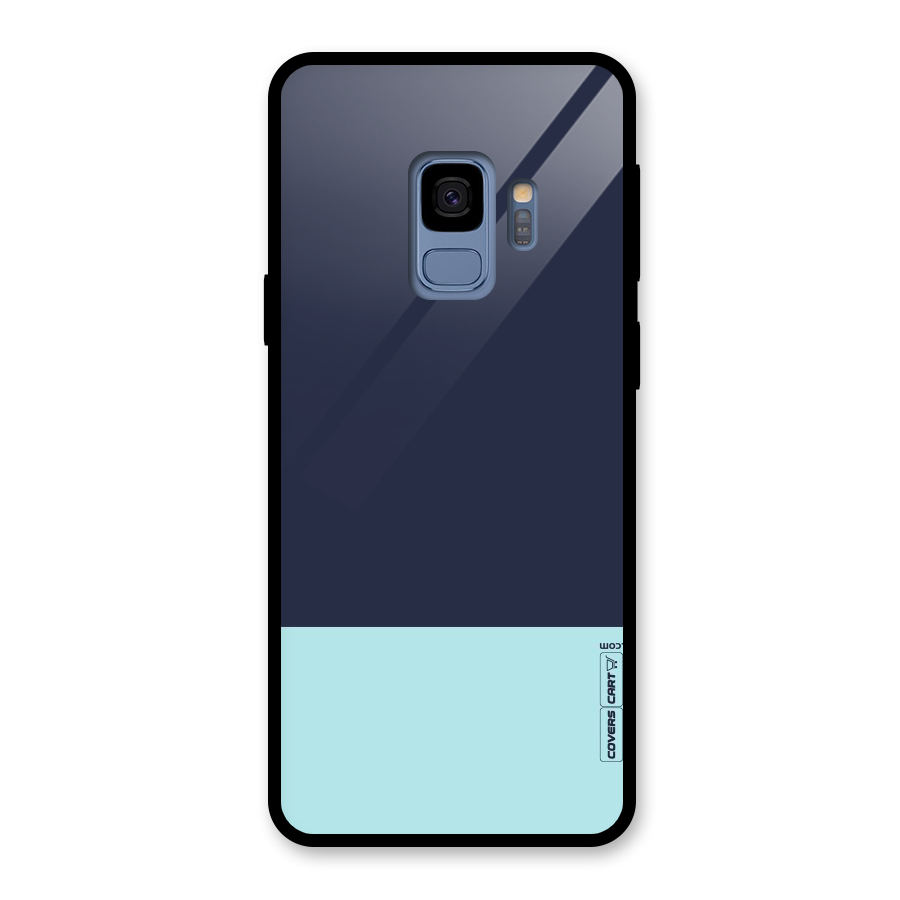Pastel Blues Glass Back Case for Galaxy S9