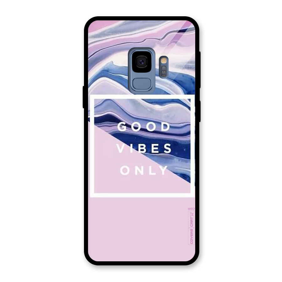 Pastel Color Vibes Glass Back Case for Galaxy S9