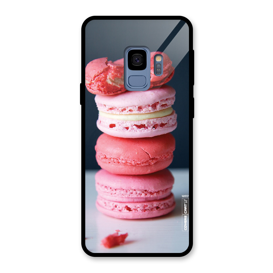 Pastel Macroons Glass Back Case for Galaxy S9