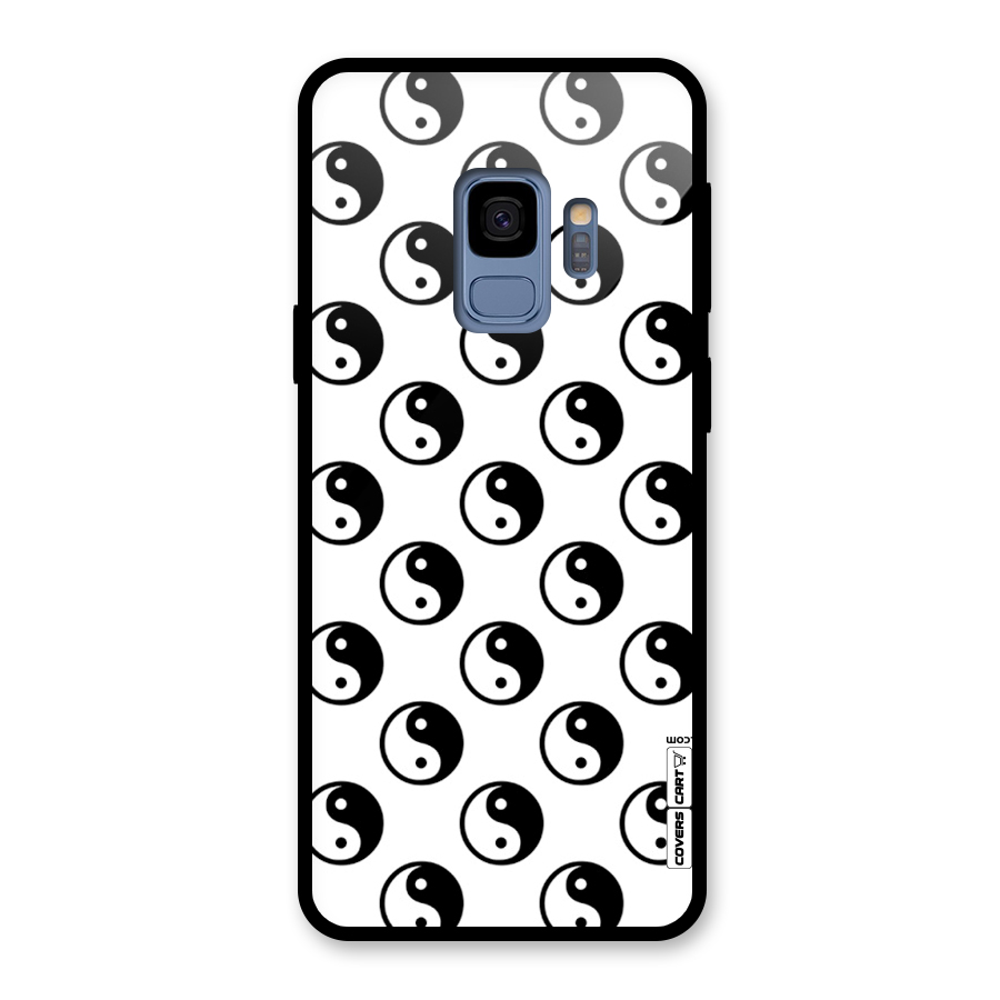 Peace Balls Glass Back Case for Galaxy S9