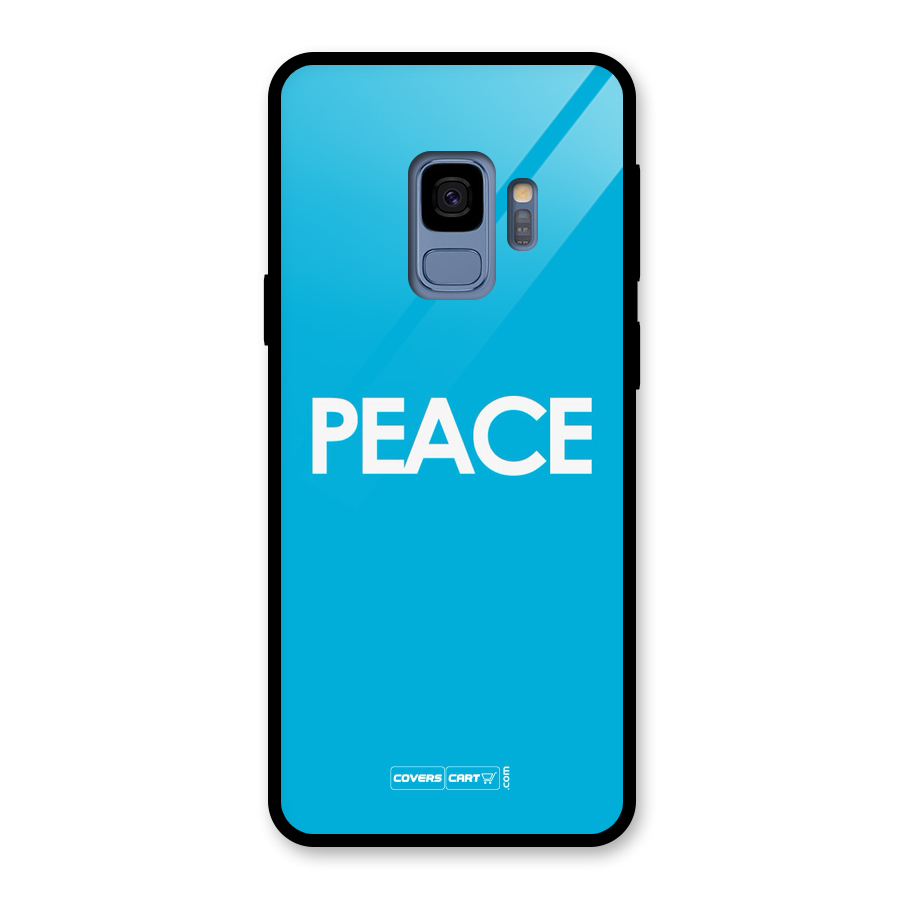 Peace Glass Back Case for Galaxy S9