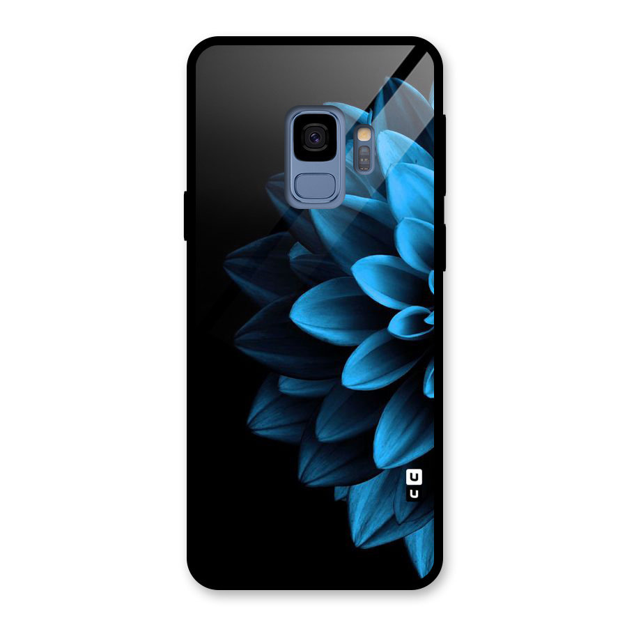 Petals In Blue Glass Back Case for Galaxy S9