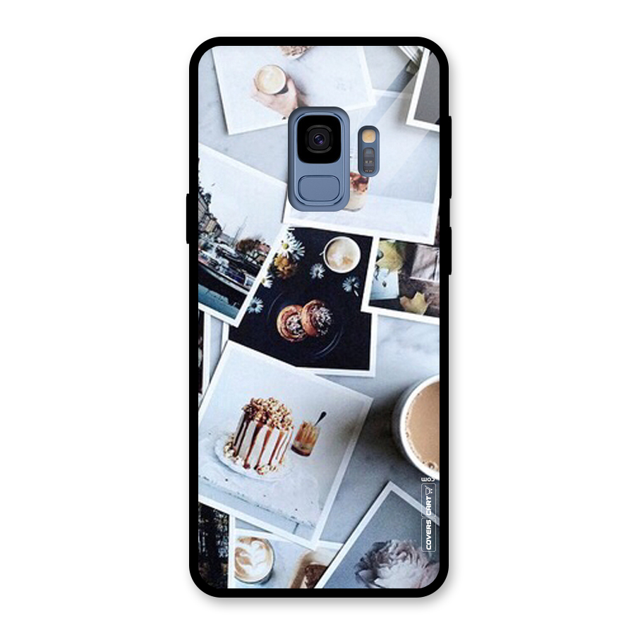 Pictures Coffee Glass Back Case for Galaxy S9