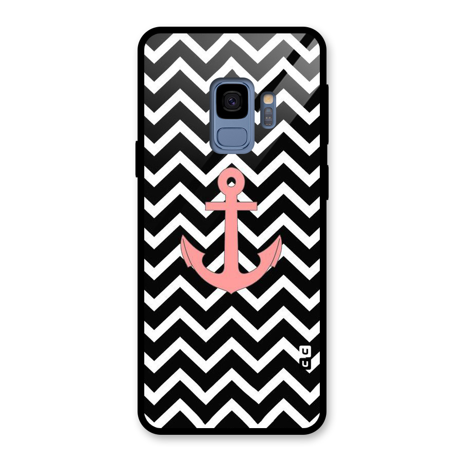 Pink Sailor Glass Back Case for Galaxy S9