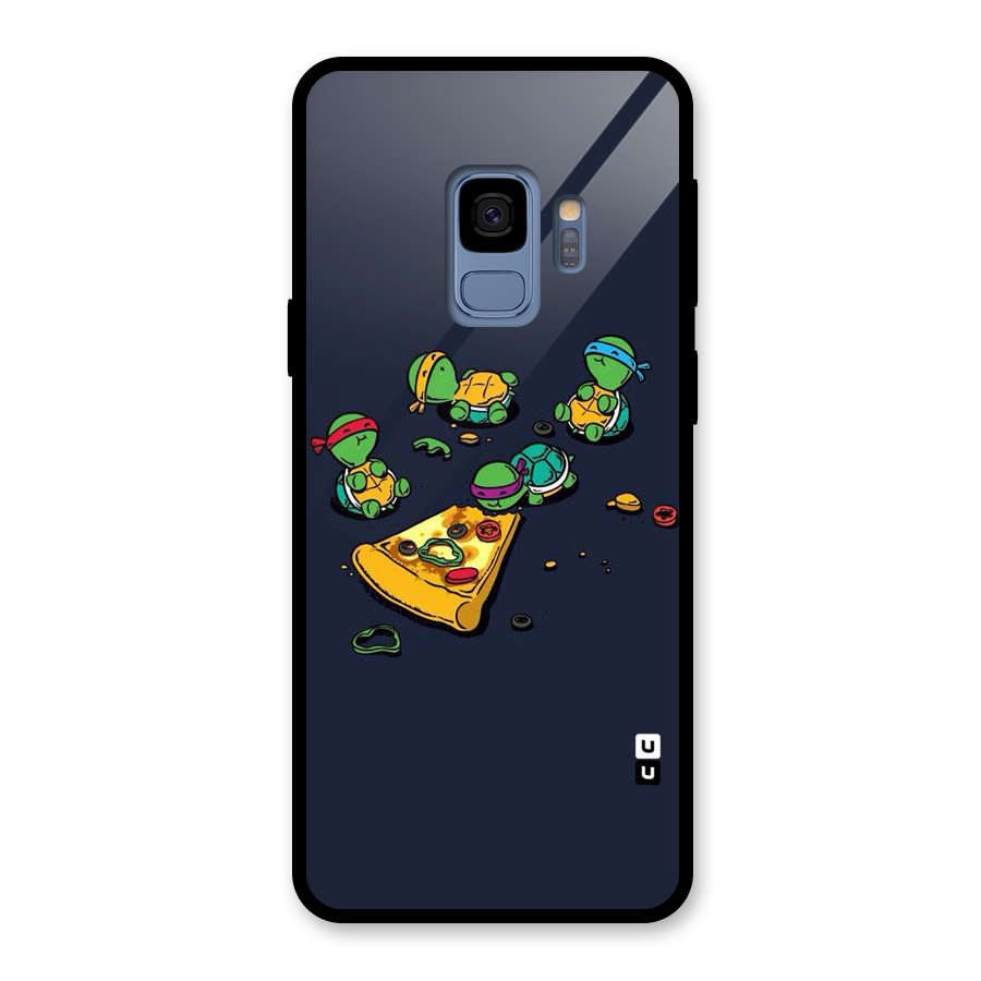 Pizza Overload Glass Back Case for Galaxy S9