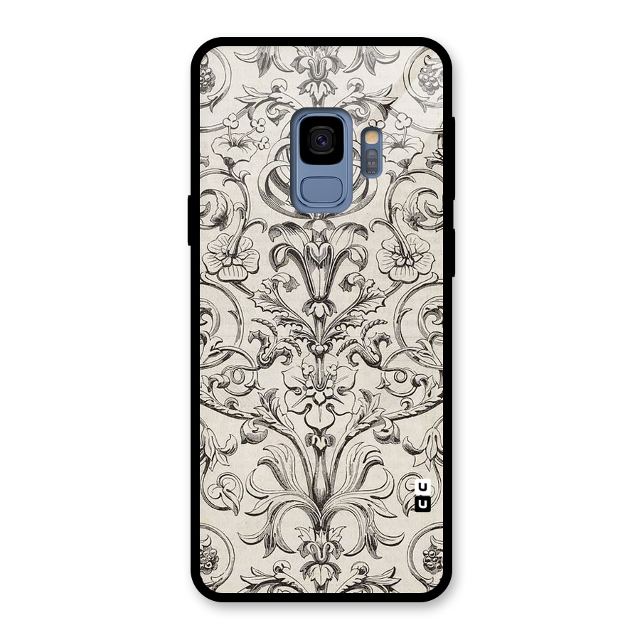 Pleasing Artsy Design Glass Back Case for Galaxy S9