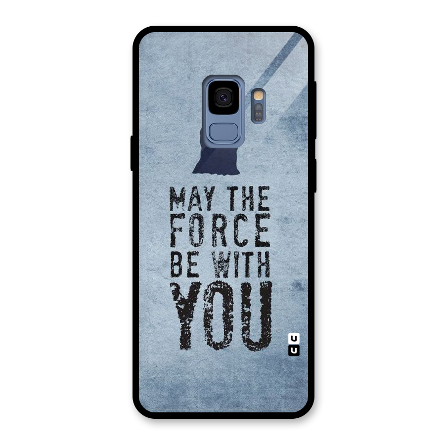 Power With You Glass Back Case for Galaxy S9
