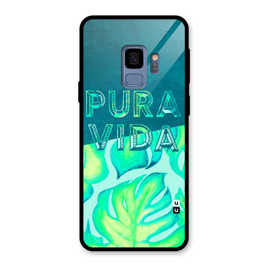 Pre Vida Glass Back Case for Galaxy S9