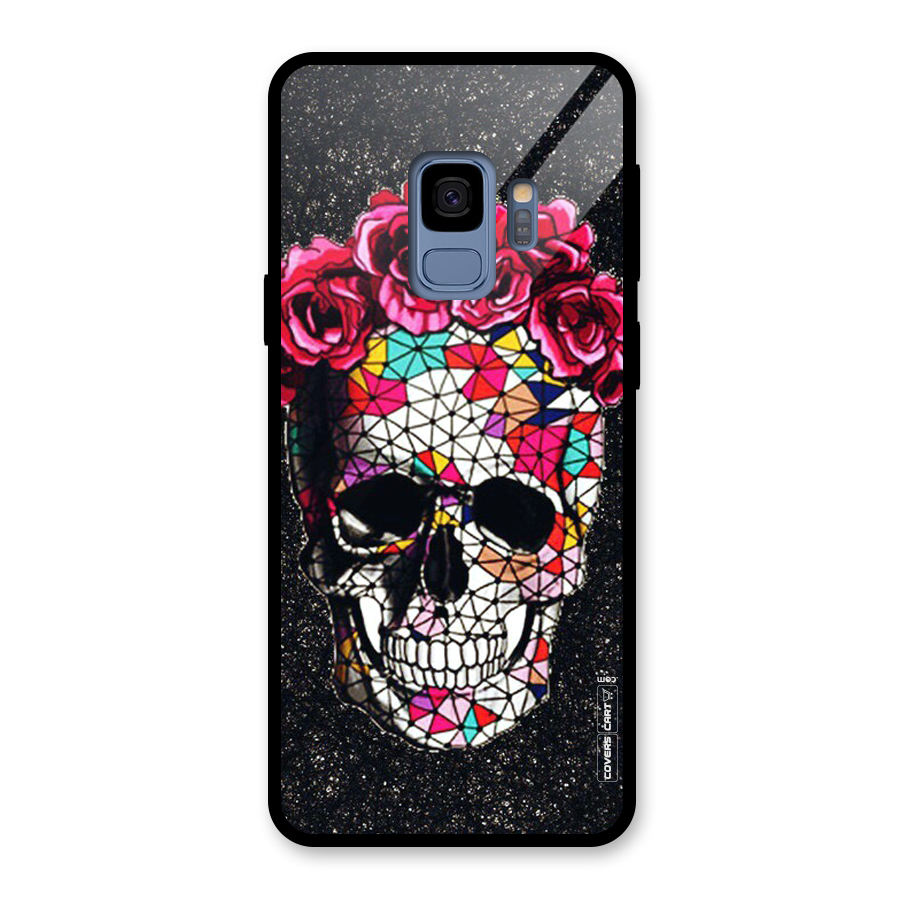Pretty Dead Face Glass Back Case for Galaxy S9