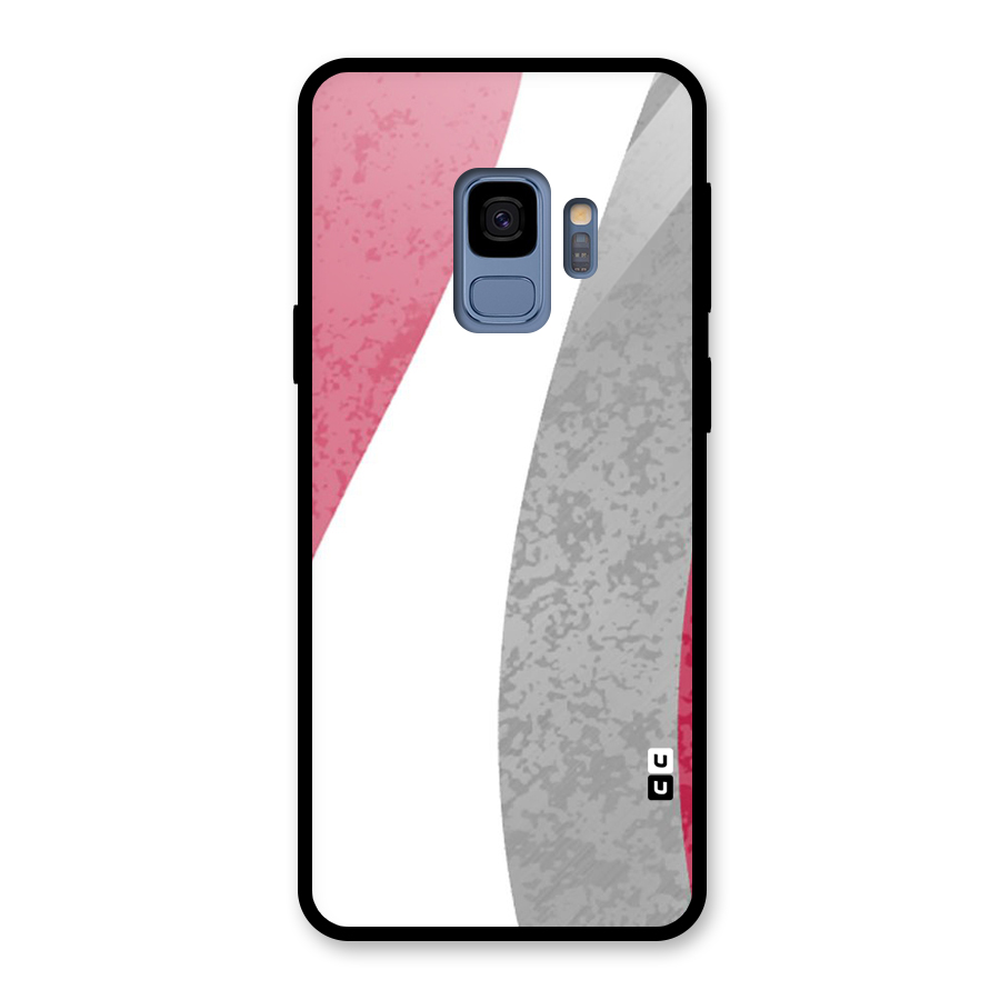Pretty Flow Design Glass Back Case for Galaxy S9