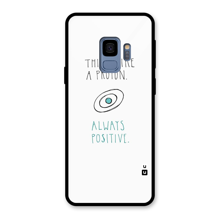 Proton Positive Glass Back Case for Galaxy S9