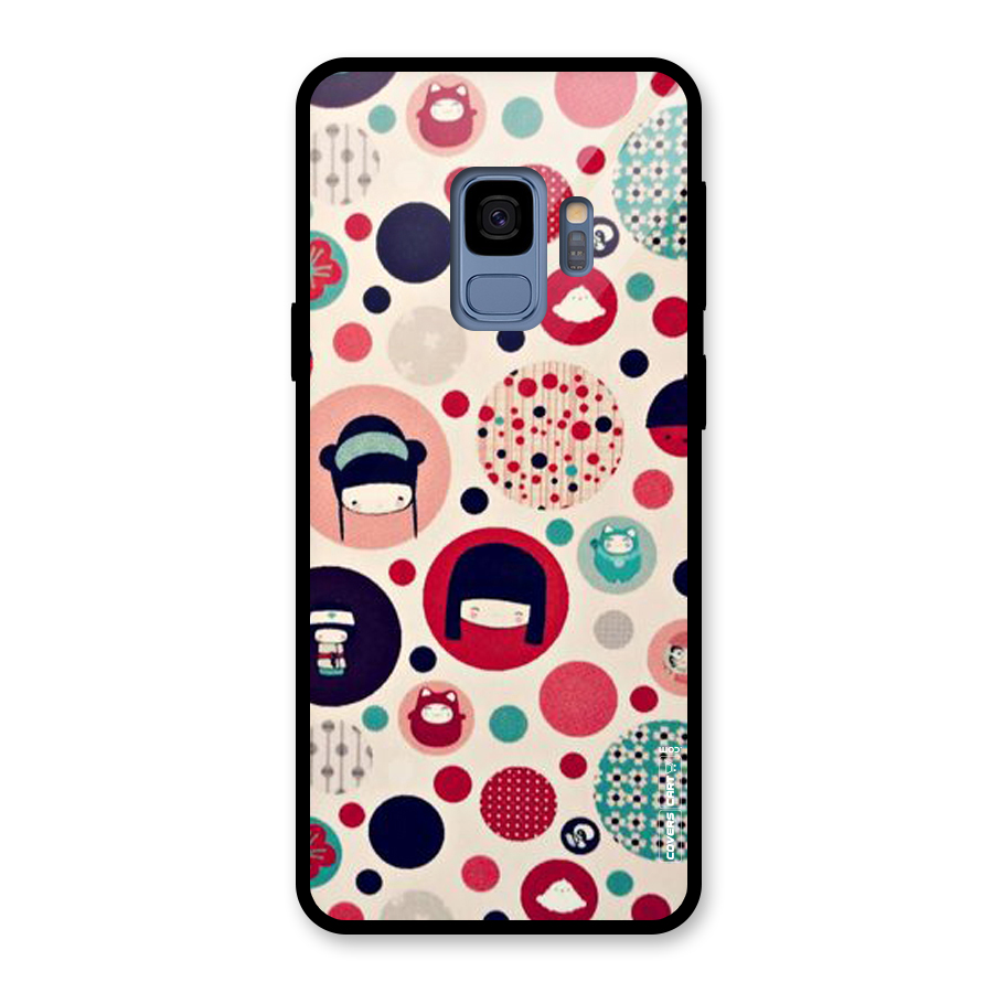 Quirky Glass Back Case for Galaxy S9