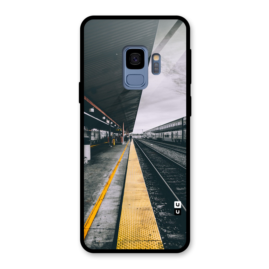 Railway Track Glass Back Case for Galaxy S9